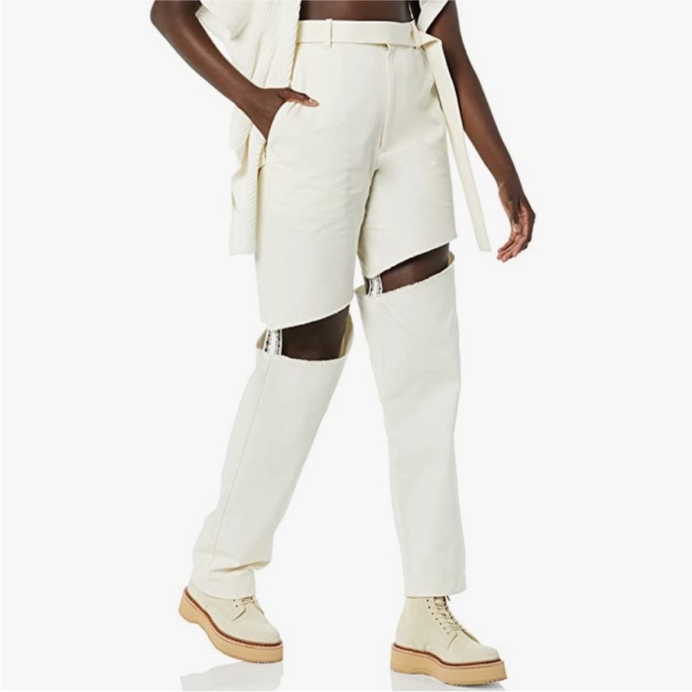 Maison Blanche All-Gender Cut-Through Tall Pants NWT